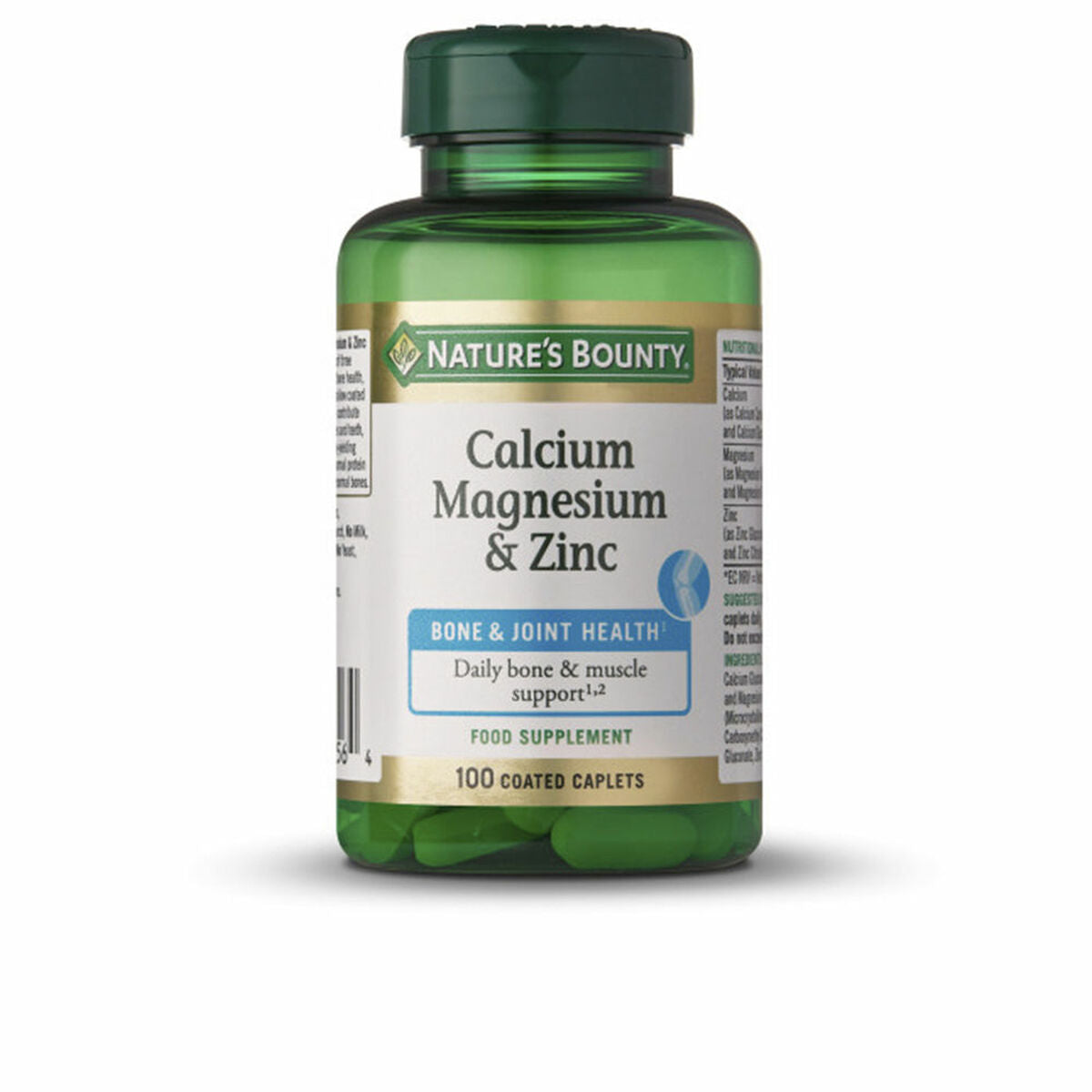 Capsules Nature's Bounty Calcio Zinc Calcium Zinc Magnesium 100 Units-0